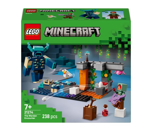 LEGO Minecraft 21274 Spotkanie ze strażnikiem - 1331610 - zdjęcie